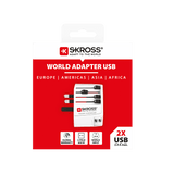 SKROSS SKROSS Wereld Reisadapter & USB Charger MUV