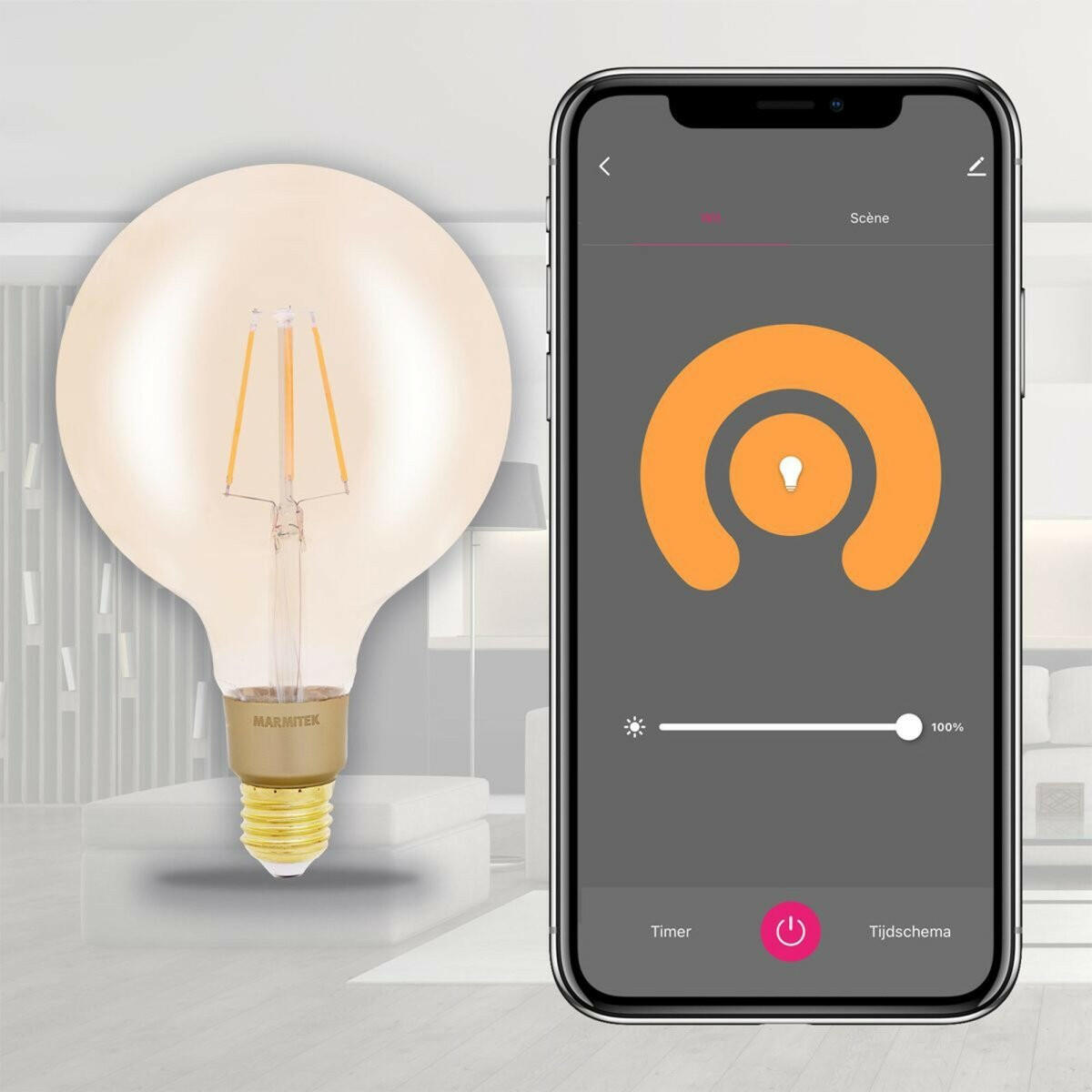 SMART WIFI FIL.LAMP XXL 6W E27.