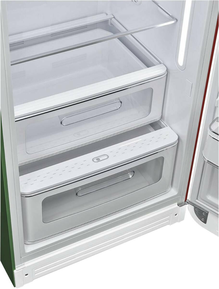 Smeg FAB28RDIT5 Italia Groen-wit-rood.