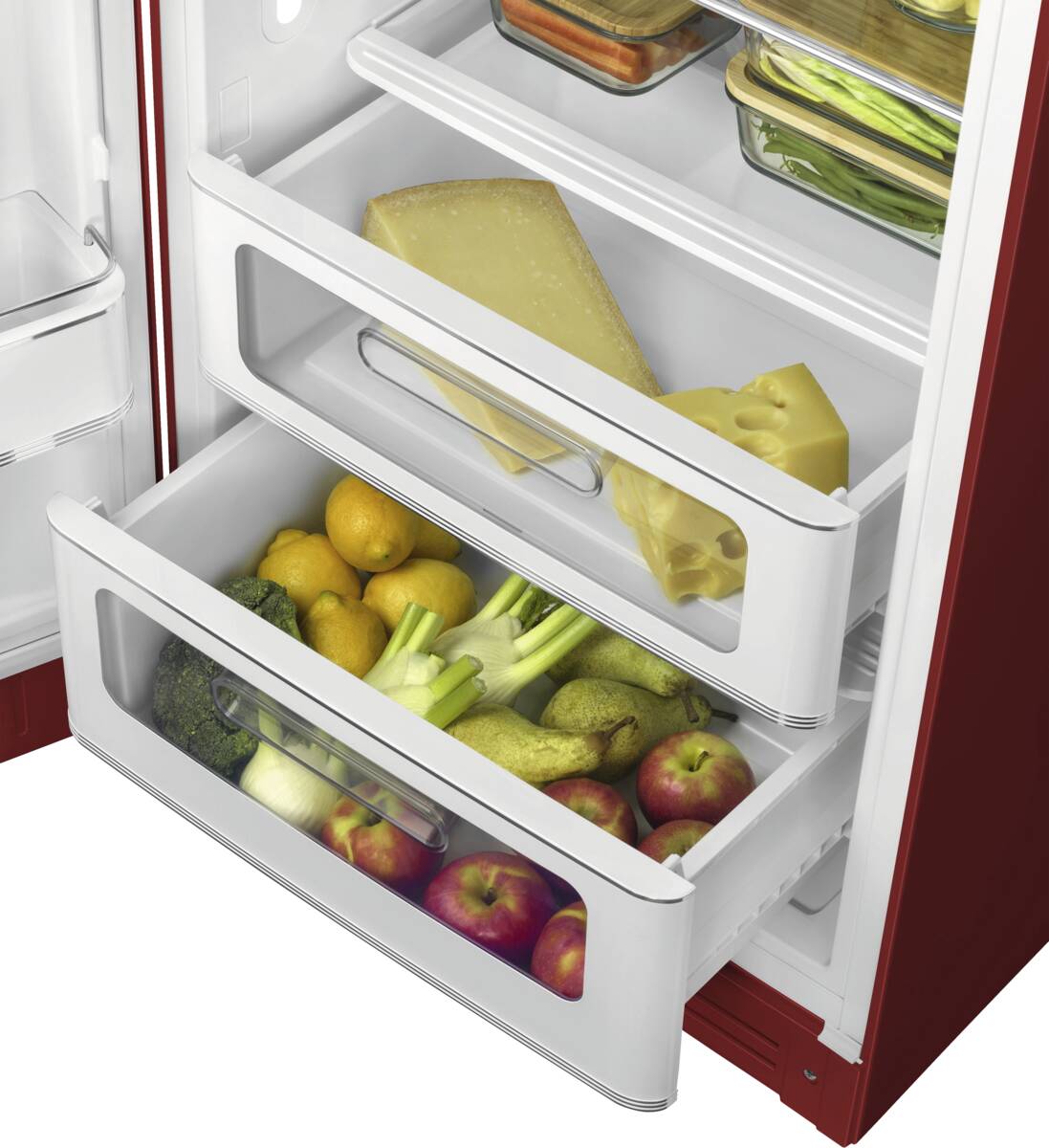 Smeg Smeg FAB28LRD6 rood