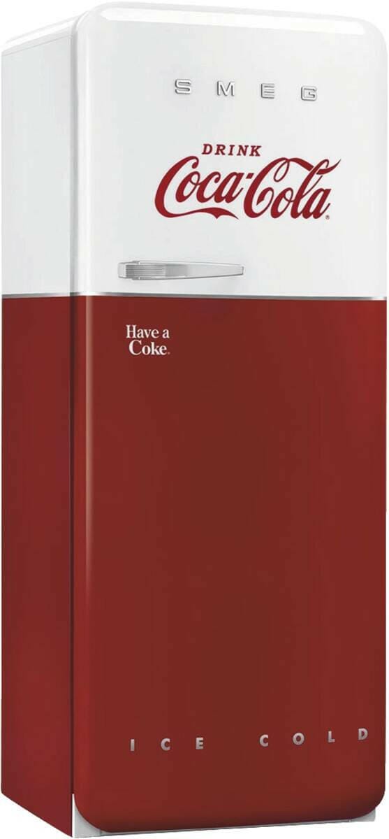 Smeg Smeg FAB28RDCC5 50’s Style Coca Cola rood-wit
