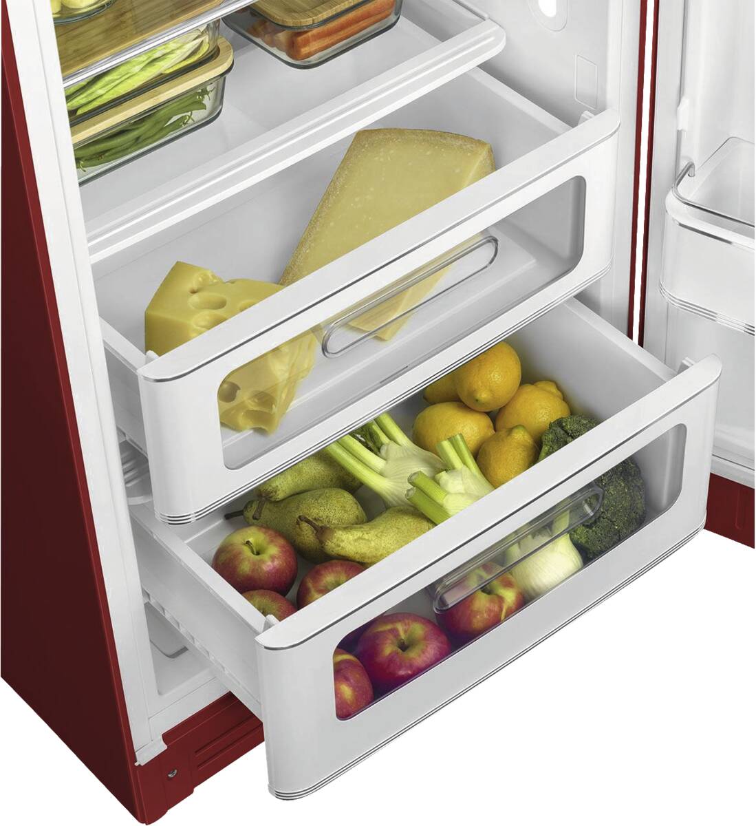 Smeg Smeg FAB28RRD6 rood
