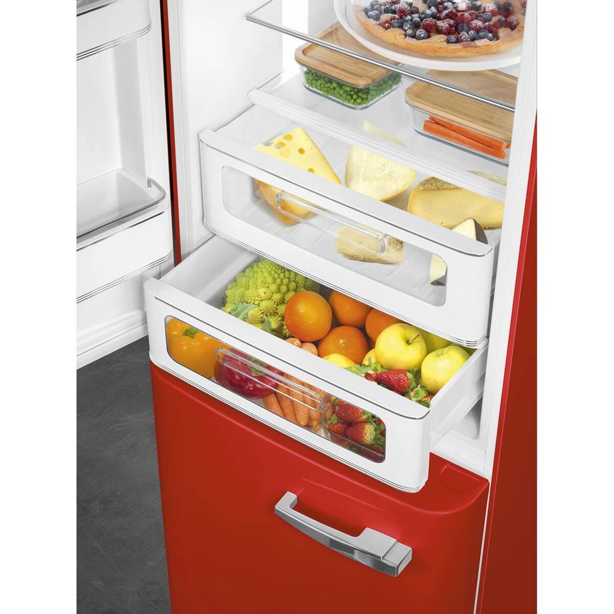 Smeg Smeg FAB32LRD6 rood