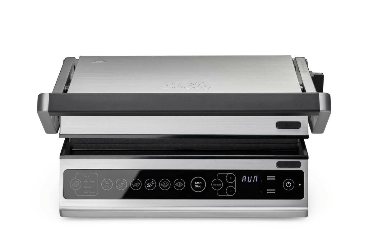 Solis Contact Grill Pro (Type 7953) zilver.