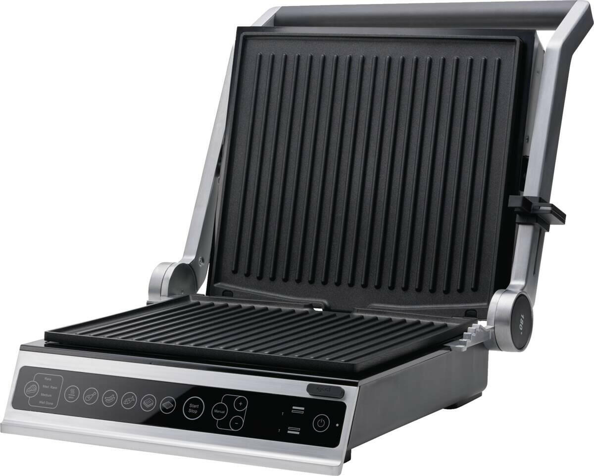 Solis Contact Grill Pro (Type 7953) zilver.
