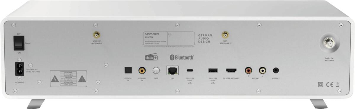 Sonoro Sonoro Avaton Matt White Silver