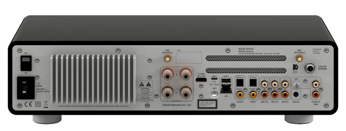 Sonoro Sonoro Maestro Quantum Glossy Black Zilver
