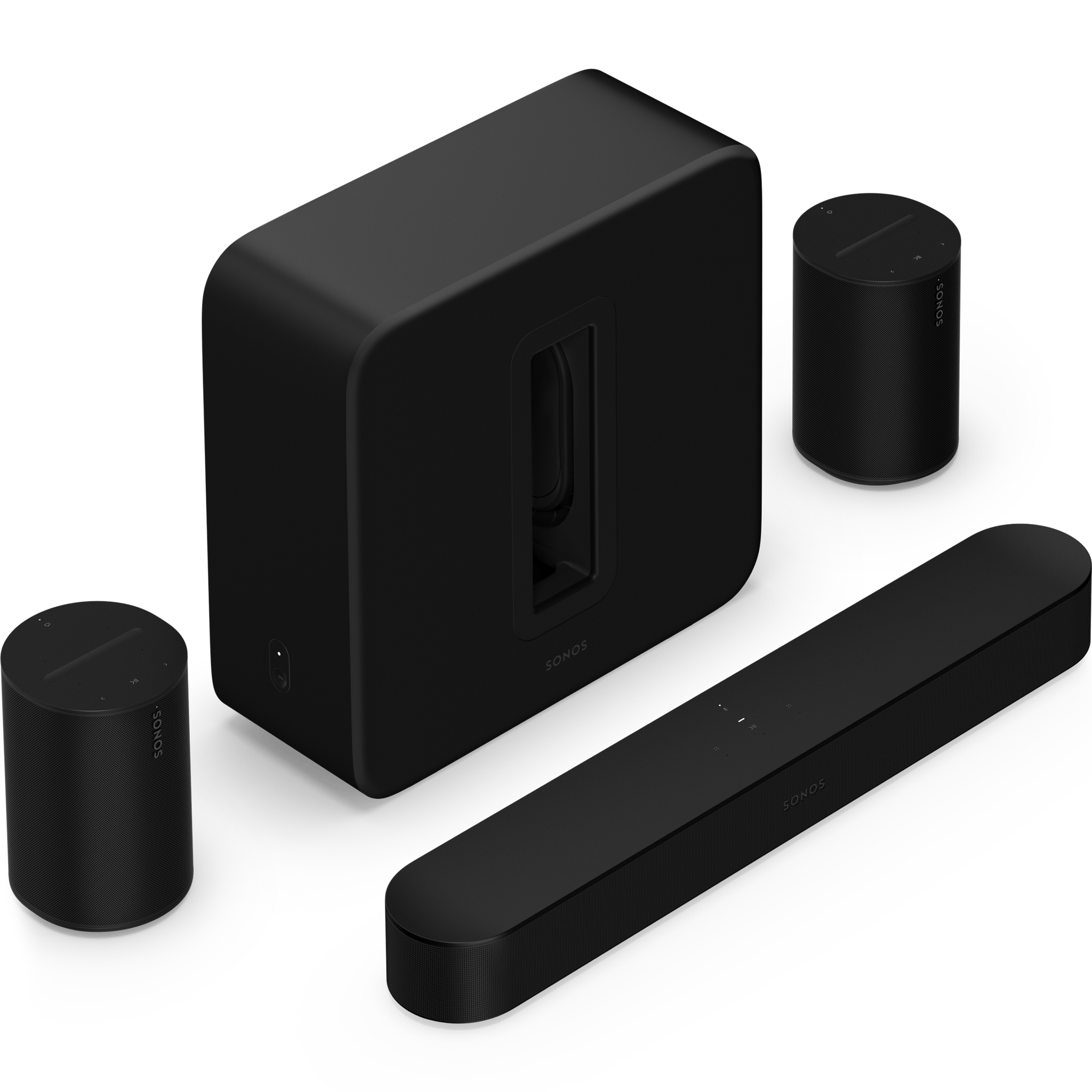 Sonos Sonos Arc Ultra met Sub 4 en 2x Era 100 Premium set Zwart - Bundel