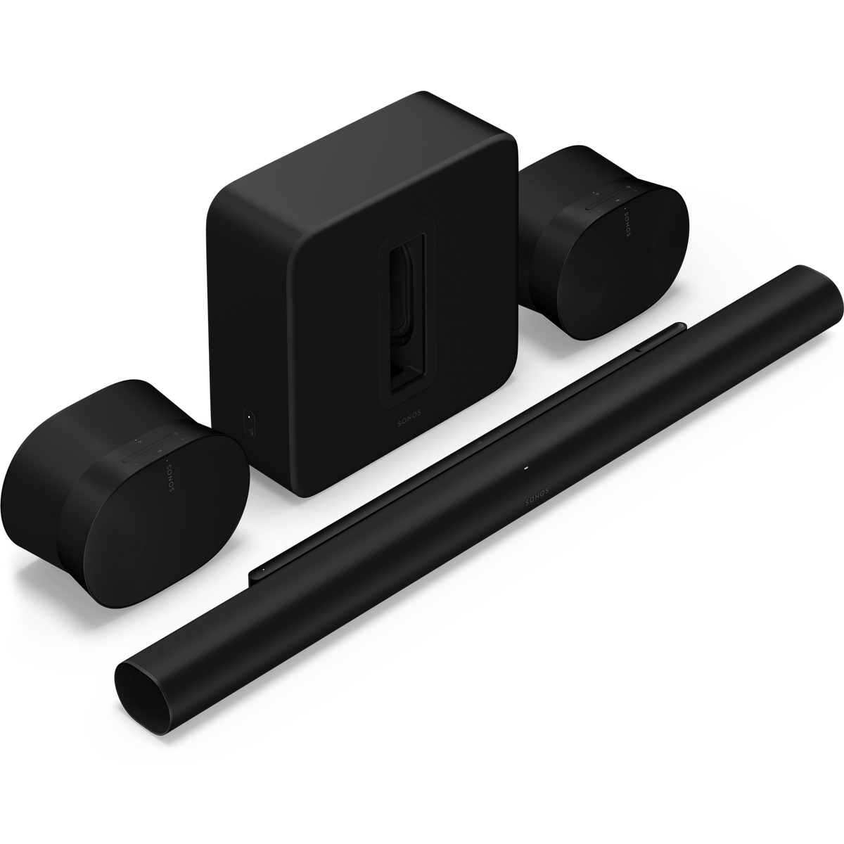 Sonos Sonos Arc Ultra met Sub 4 en 2x Era 300 Ultieme set Zwart - Bundel