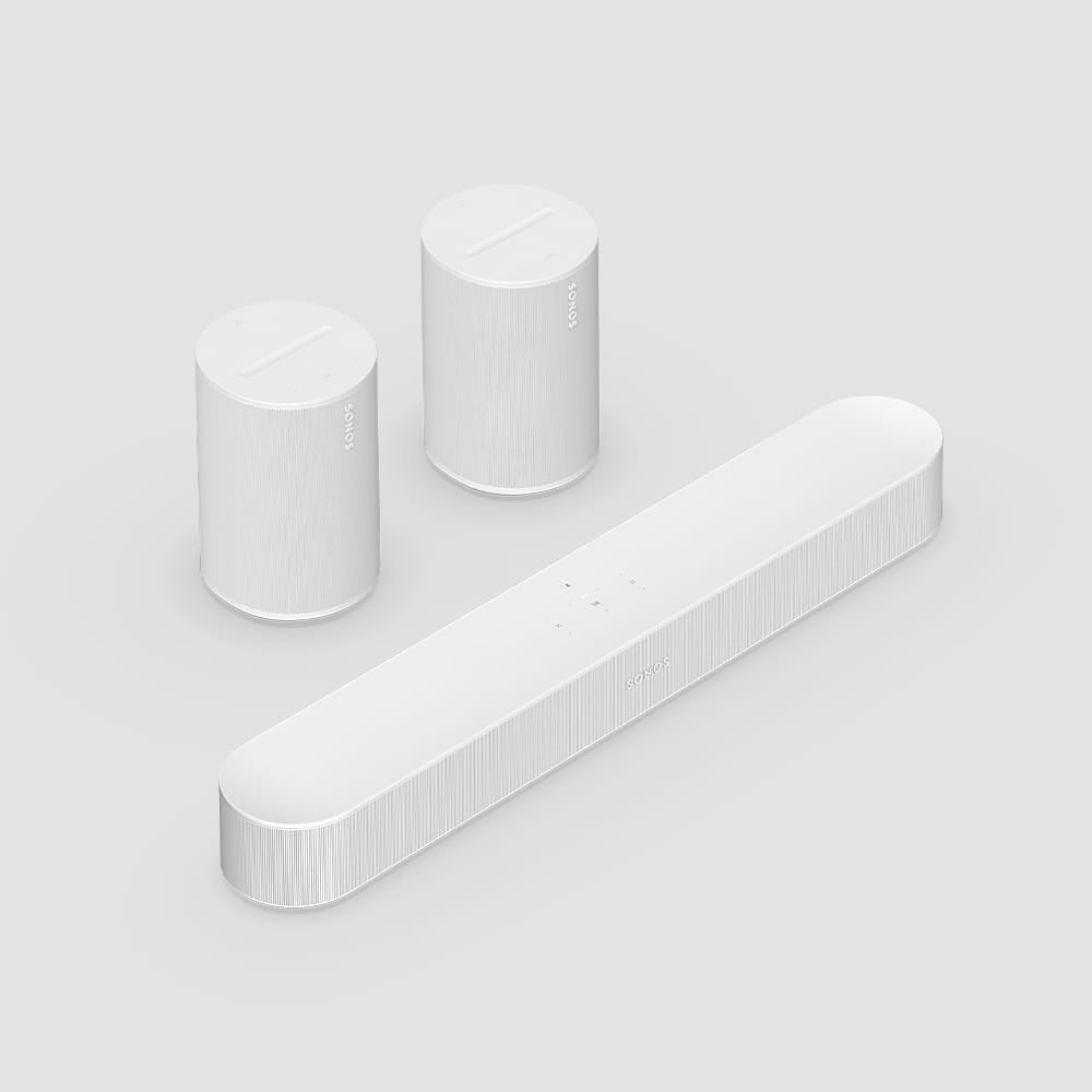 Sonos Sonos Beam 2 met 2x Era 100 SL Surround Set Wit