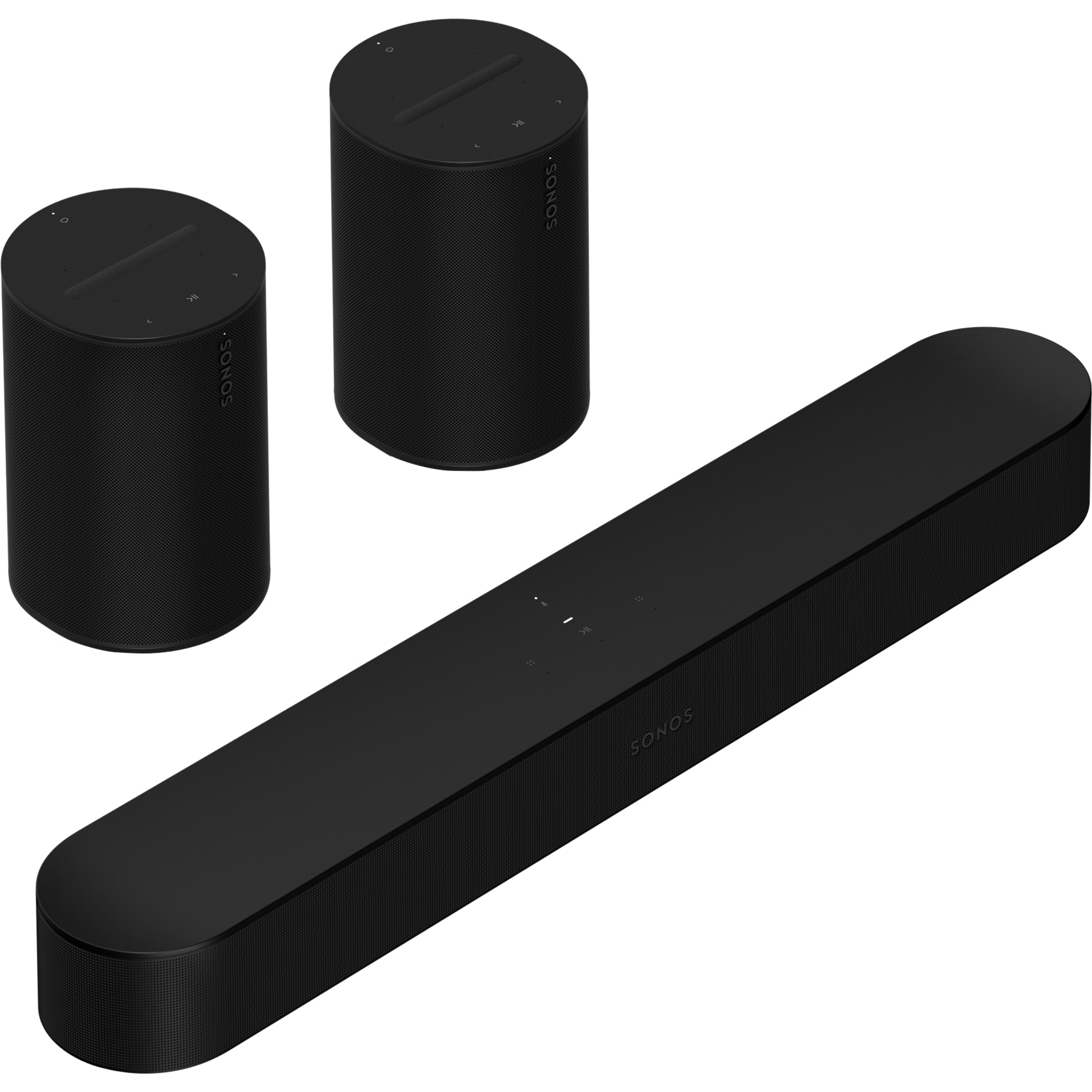 Sonos Sonos Beam 2 met 2x Era 100 Surround Set Zwart - Bundel