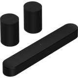 Sonos Sonos Beam 2 met 2x Era 100 Surround Set Zwart - Bundel