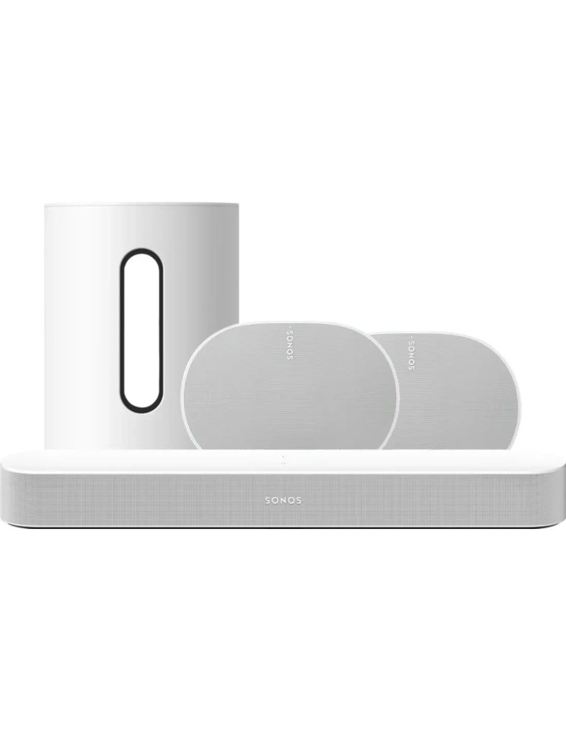 Sonos Sonos Beam 2 met Sub Mini en 2x Era 100 Premium set Wit- Bundel