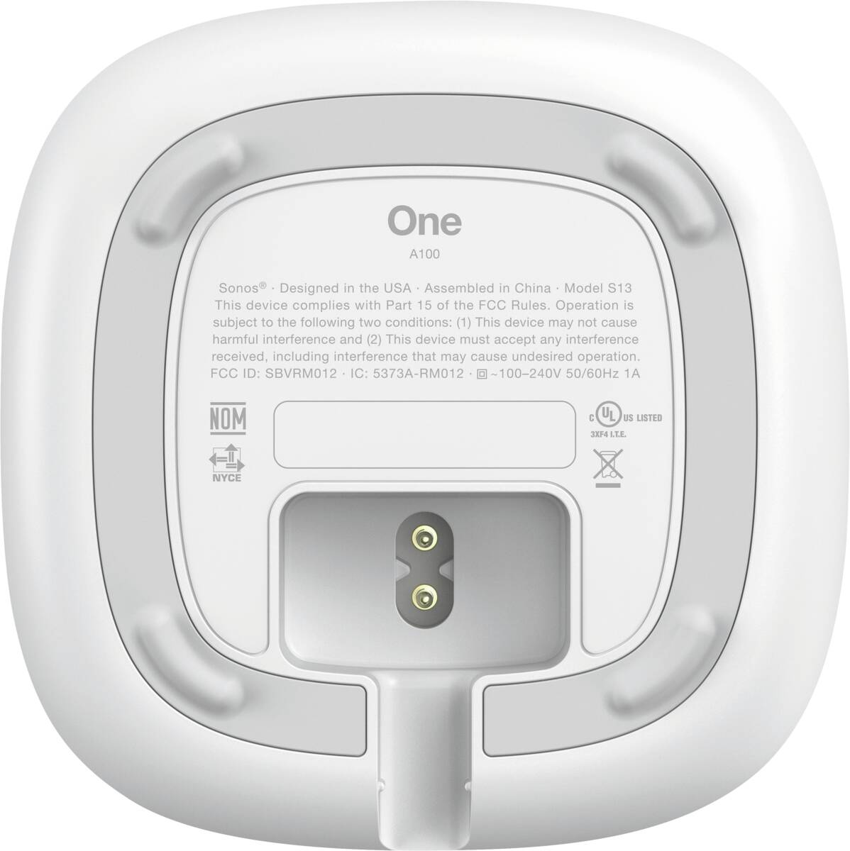 Sonos Sonos One Smartspeaker (Gen 2) wit