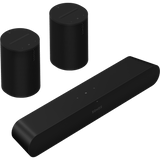 Sonos Sonos Ray met 2x Era 100 Surround Set Zwart - Bundel
