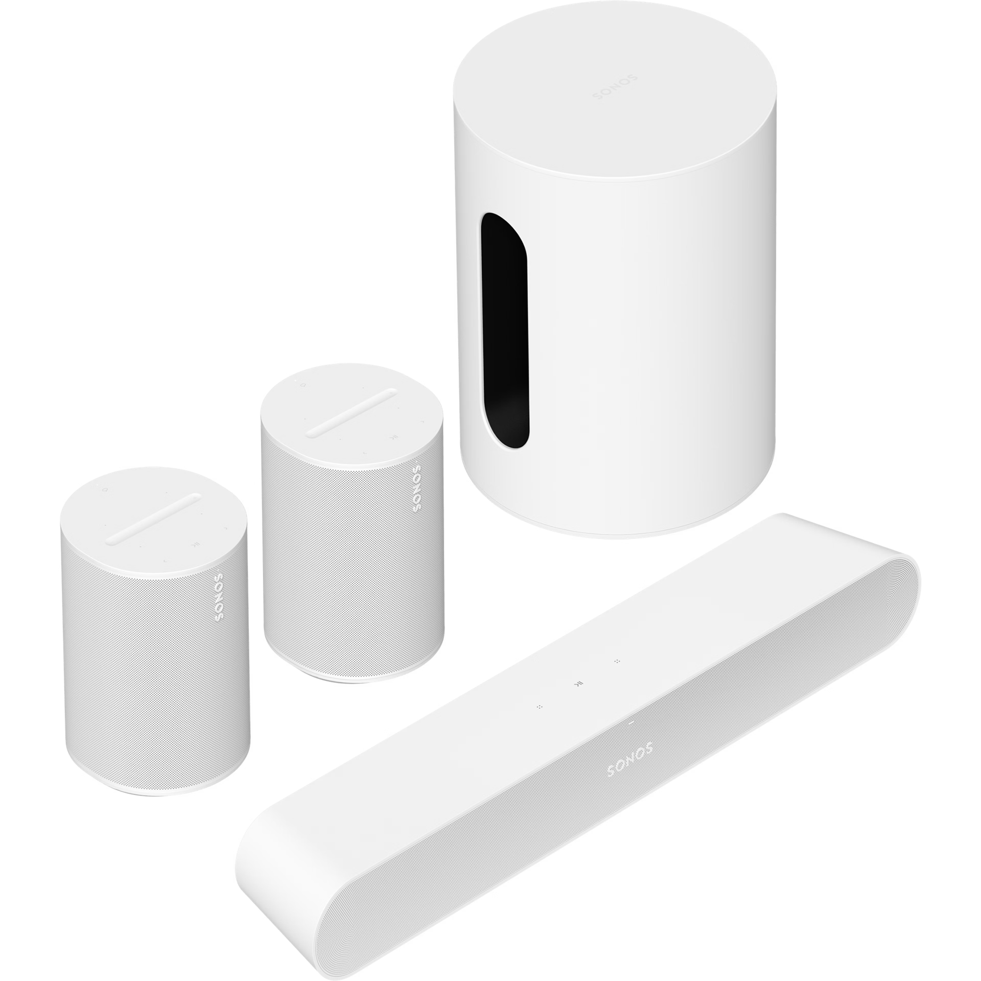 Sonos Sonos Ray met Sub Mini en 2x Era 100 SL Premium set Wit