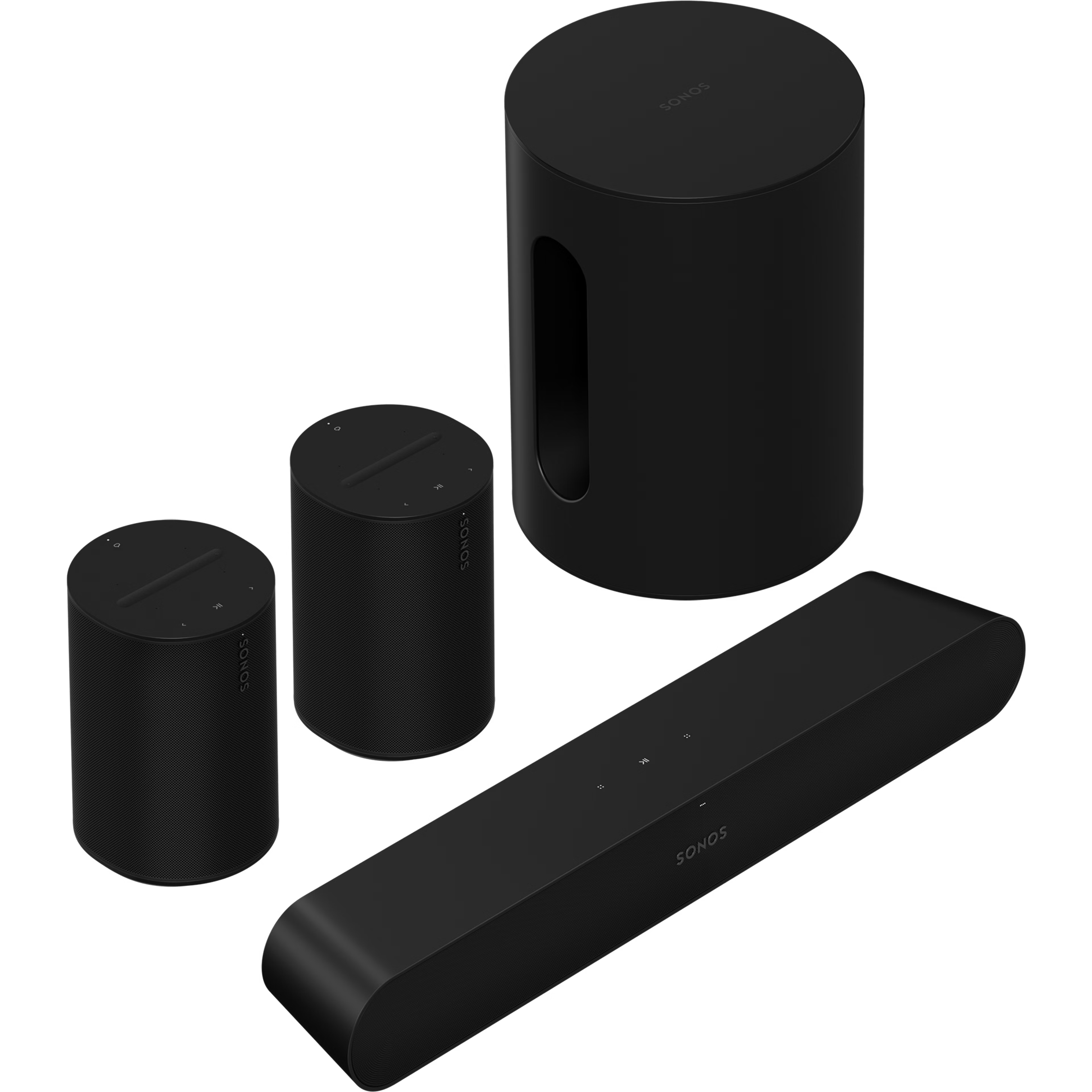 Sonos Sonos Ray met Sub Mini en 2x Era 100 SL Premium set Zwart