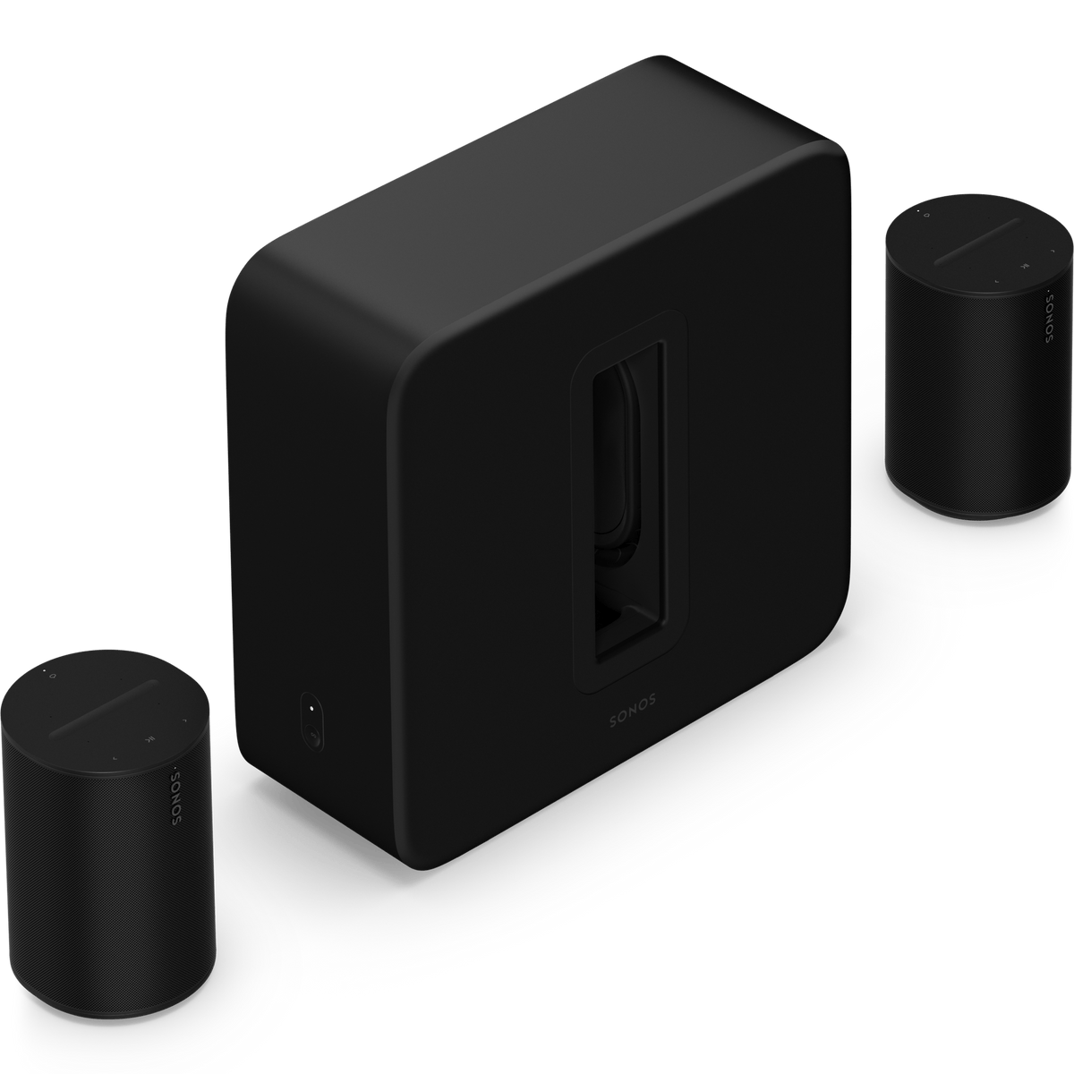 Sonos Sonos Sub 4 met 2x Era 100 Premium set Zwart - Bundel