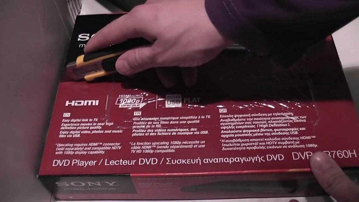 Sony Sony DVP-SR 760 HB zwart