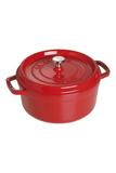 Staub Ronde cocotte 26cm - grafietgrijs.