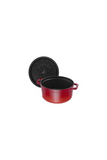 Staub Ronde cocotte 26cm - grafietgrijs.