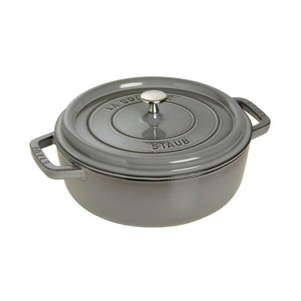 Staub Staub Ronde cocotte 26cm - grafietgrijs