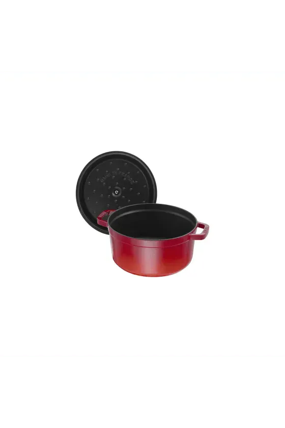 Staub Staub Ronde cocotte 26cm - grafietgrijs