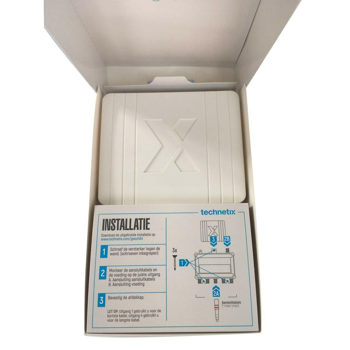 TECHNETIX ANTENNE VERSTERKER FRA-752X-S [ZIGGO GESCHIKT].