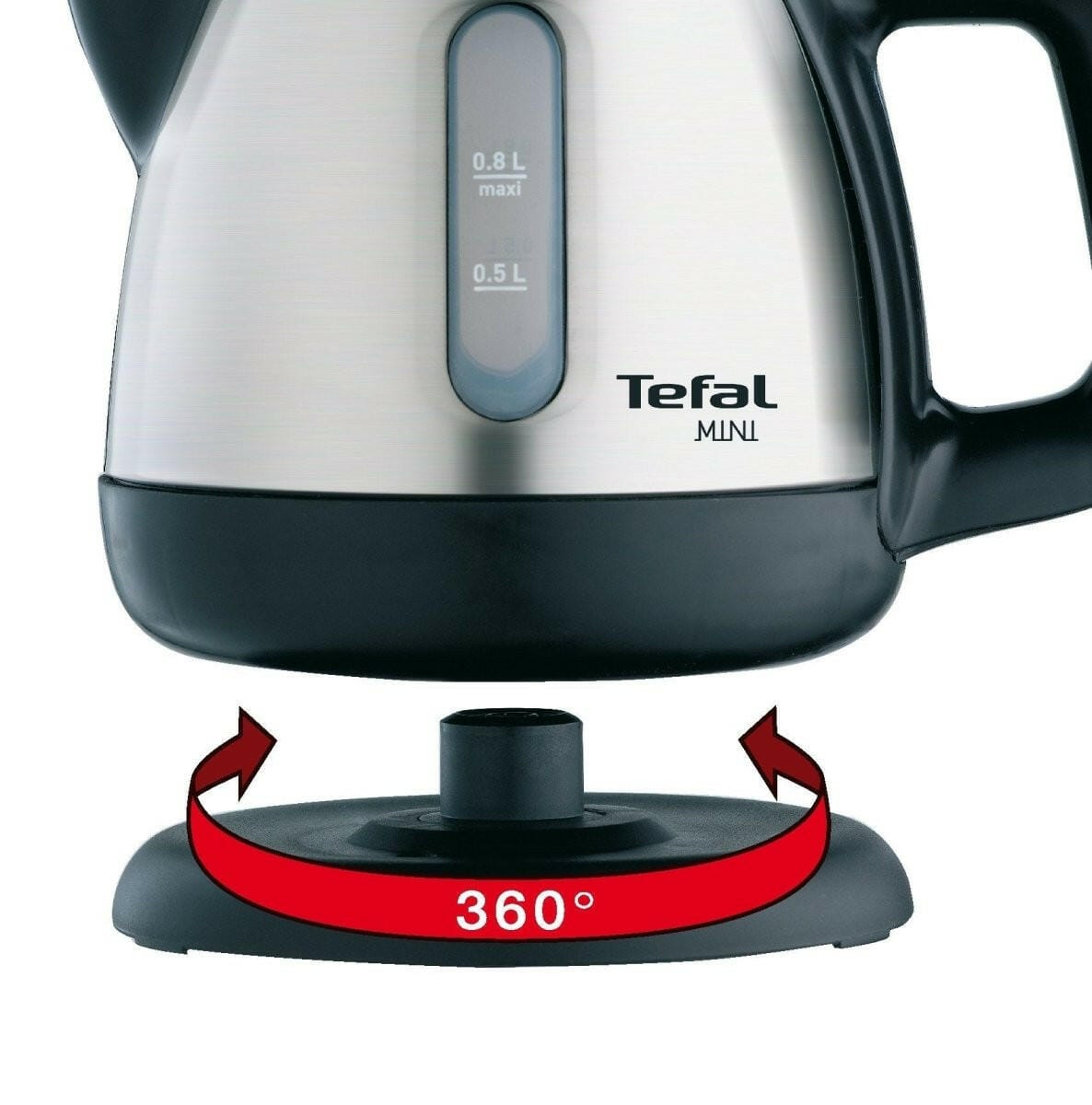 Tefal Tefal BI8125 Mini Inox RVS-zwart