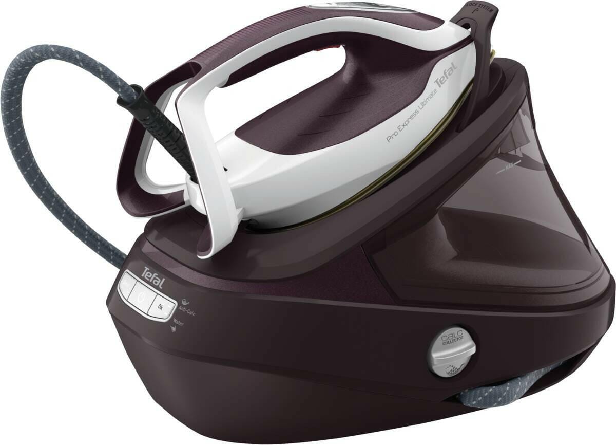 Tefal Tefal GV9721 Pro Express Ultimate II donkerrood-wit
