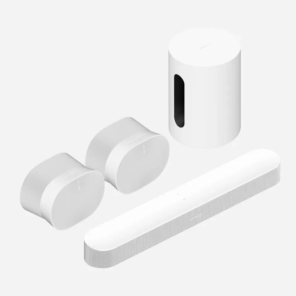 Sonos Ray met Sub Mini en 2x Era 300 Ultieme set Wit - Bundel