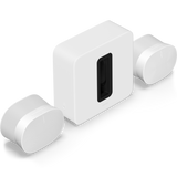 Sonos Sub 4 met 2x Era 300 Ultieme set Wit - Bundel