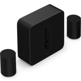 Sonos Sub 4 met 2x Era 100 Premium set Zwart - Bundel