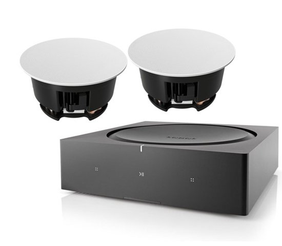 Sonos Amp met In-Ceiling 6 inch Speakers - Bundel