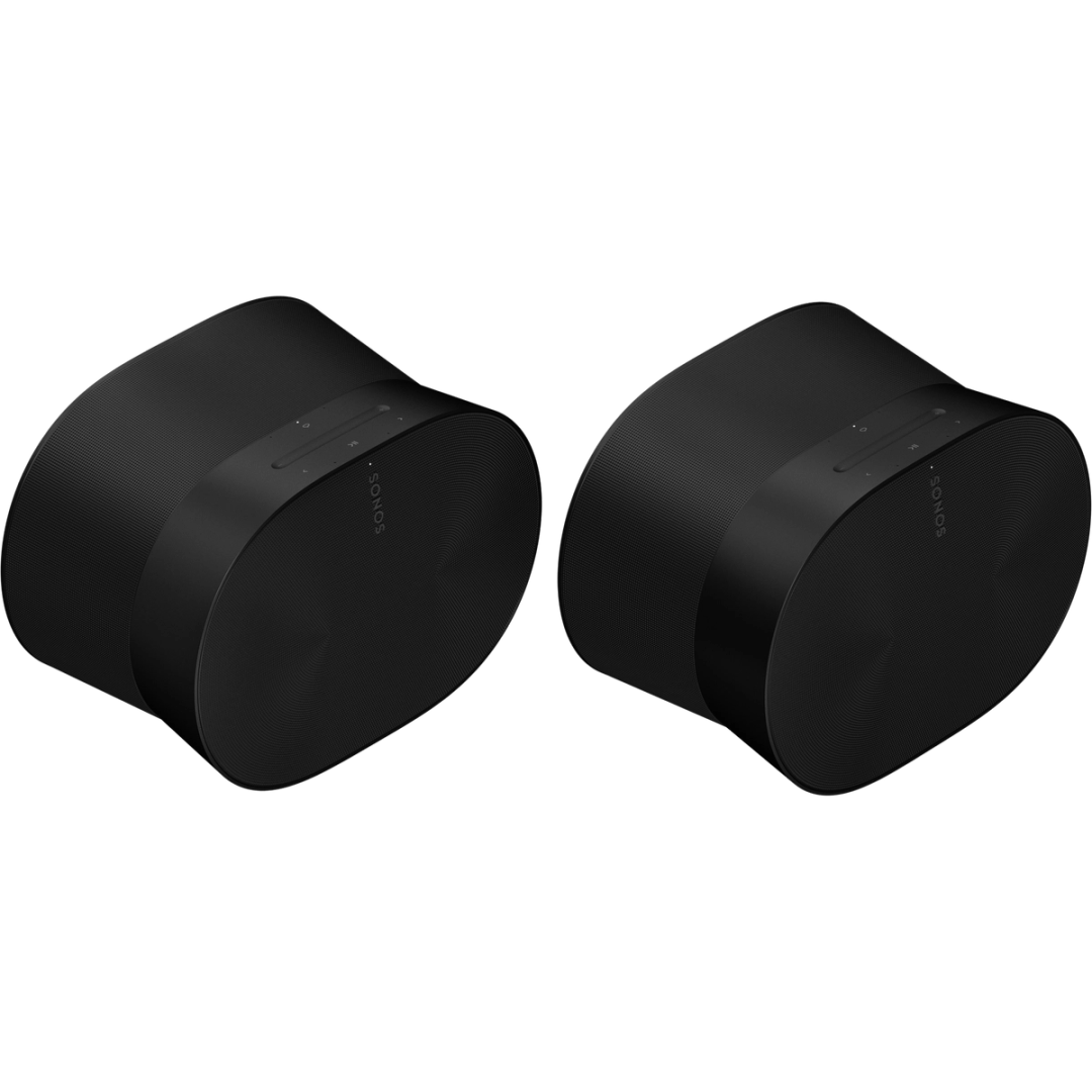 Sonos Sub 4 met 2x Era 300 Ultieme set Zwart - Bundel