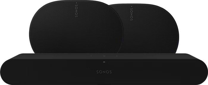 Sonos Ray met 2x Era 300 Premium Surround Set Zwart - Bundel