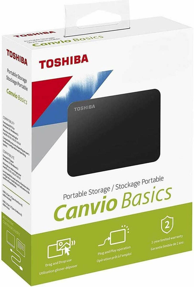 Toshiba Toshiba Canvio Basics 2.5 2TB zwart