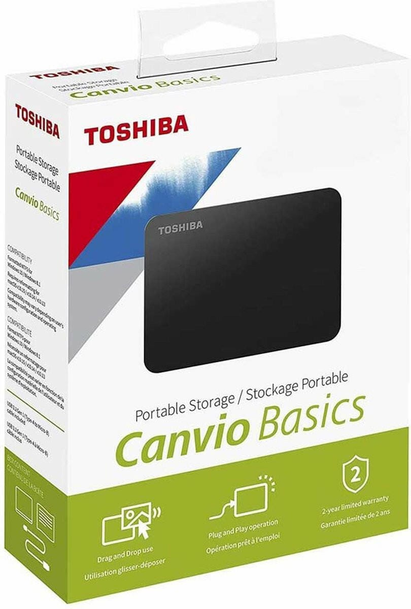 Toshiba Toshiba Canvio Basics 2.5 4TB zwart