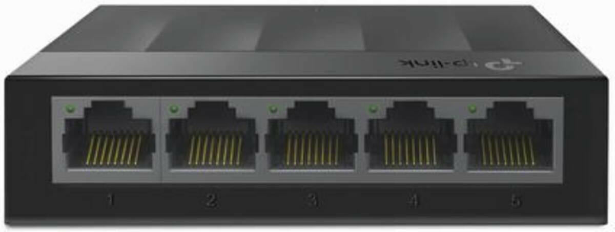 TP-Link LS1005G 5-poorts netwerk-switch zwart.