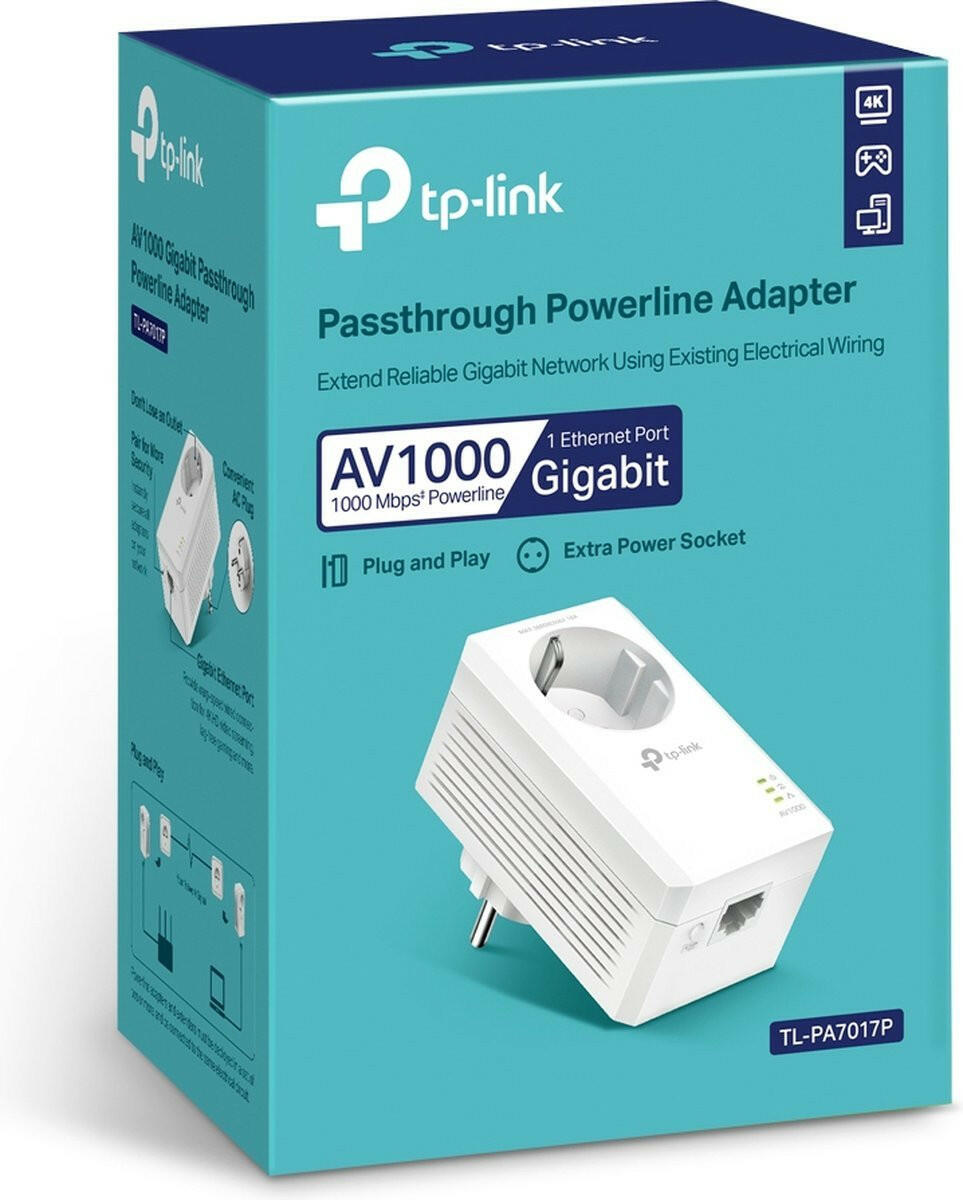 TP-Link TL-PA7017P Uitbreiding Powerline.