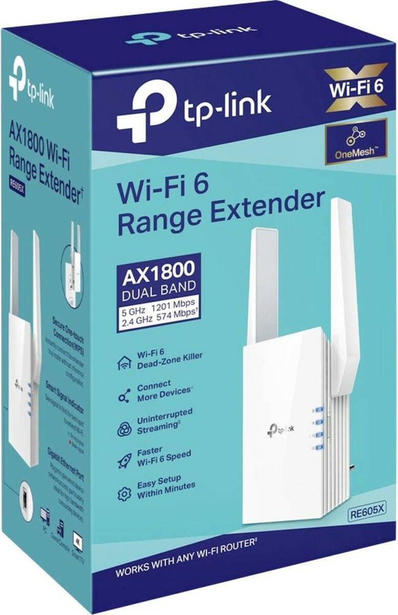 TP-Link TP-Link RE605X AX1800 Wifi Range Extender