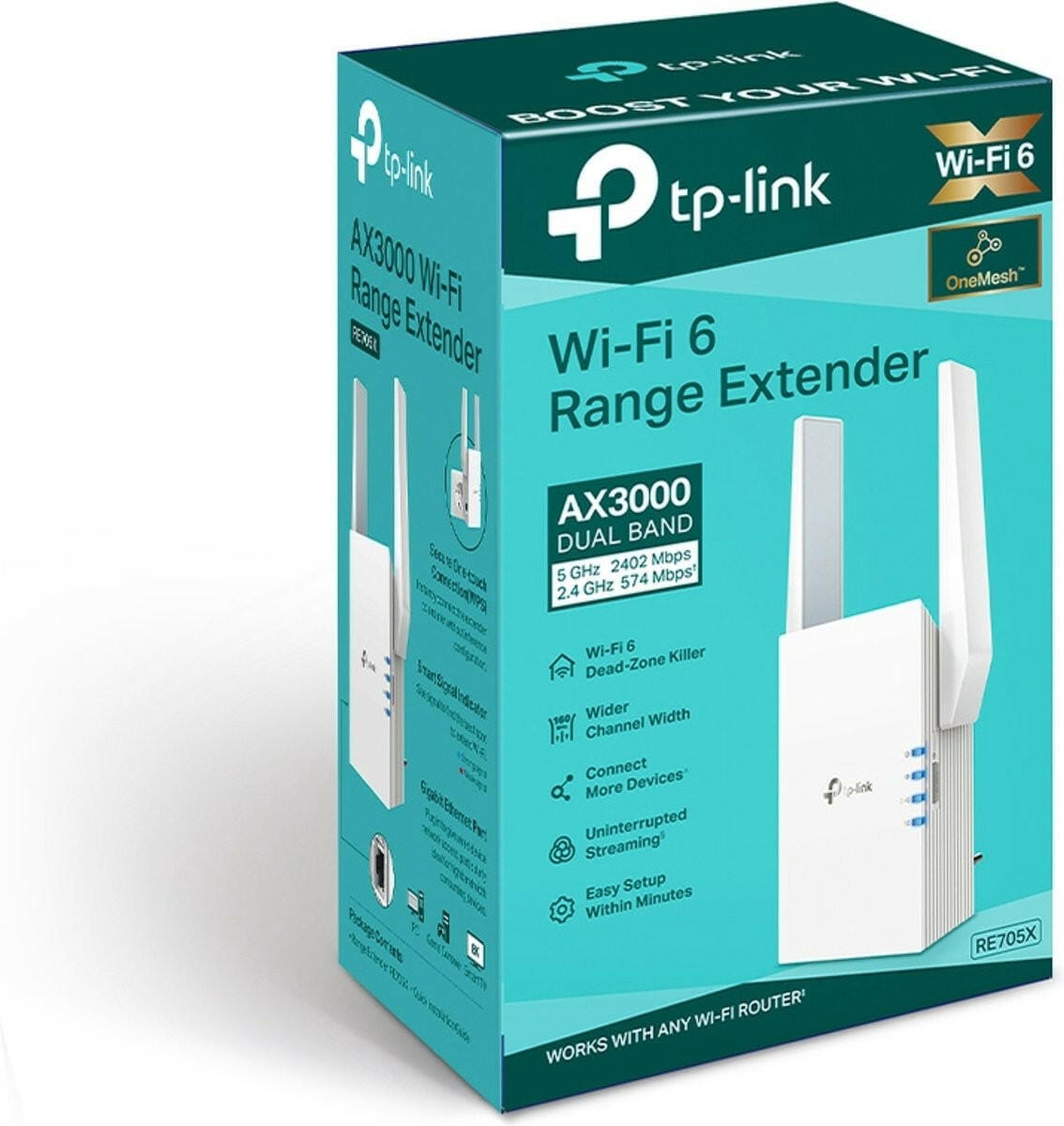 TP-Link TP-Link RE705X AX3000 Mesh Wifi 6 Extender