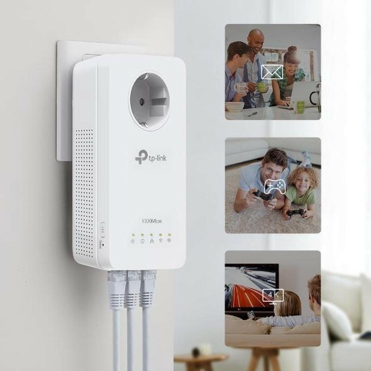 TP-Link TP-Link TL-WPA8631P Uitbreiding Powerline