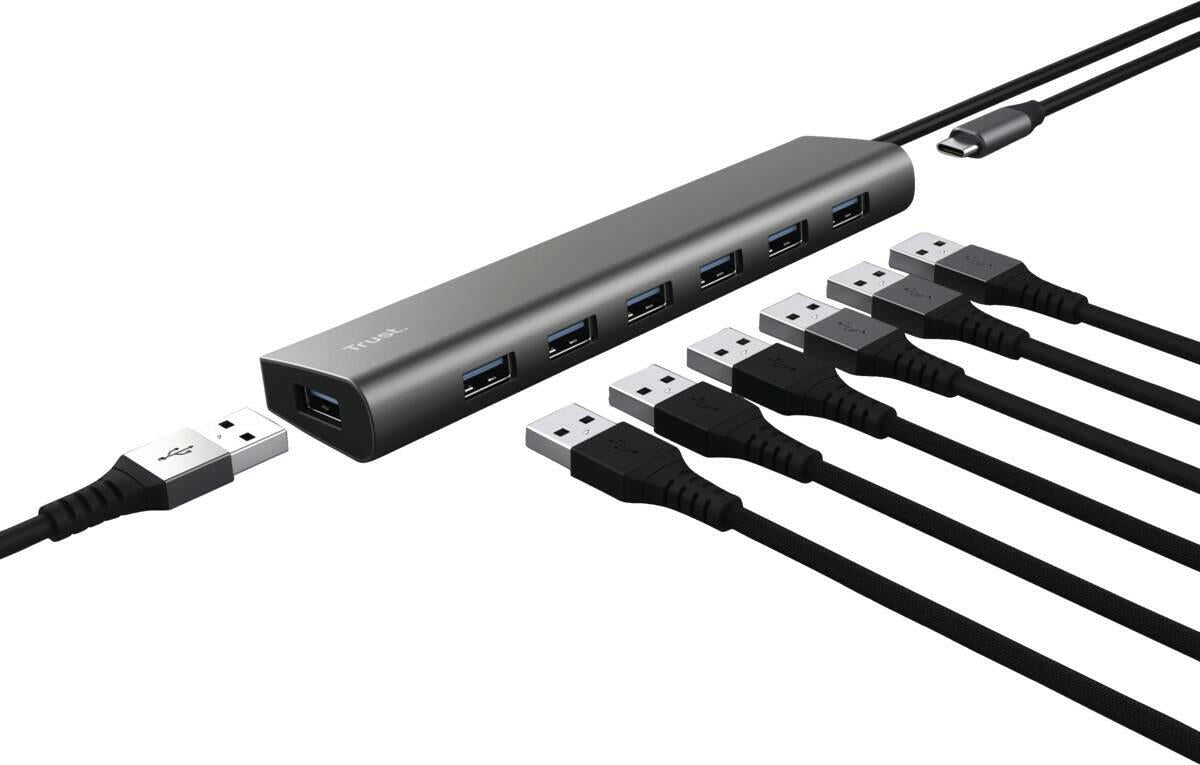Trust Halyx 7-Port USB-Hub.
