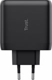 Trust Maxo 65W 2-Poort USB-C Charger Black.