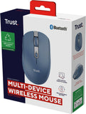 Trust Ozaa Compact Wireless Mouse Blauw.