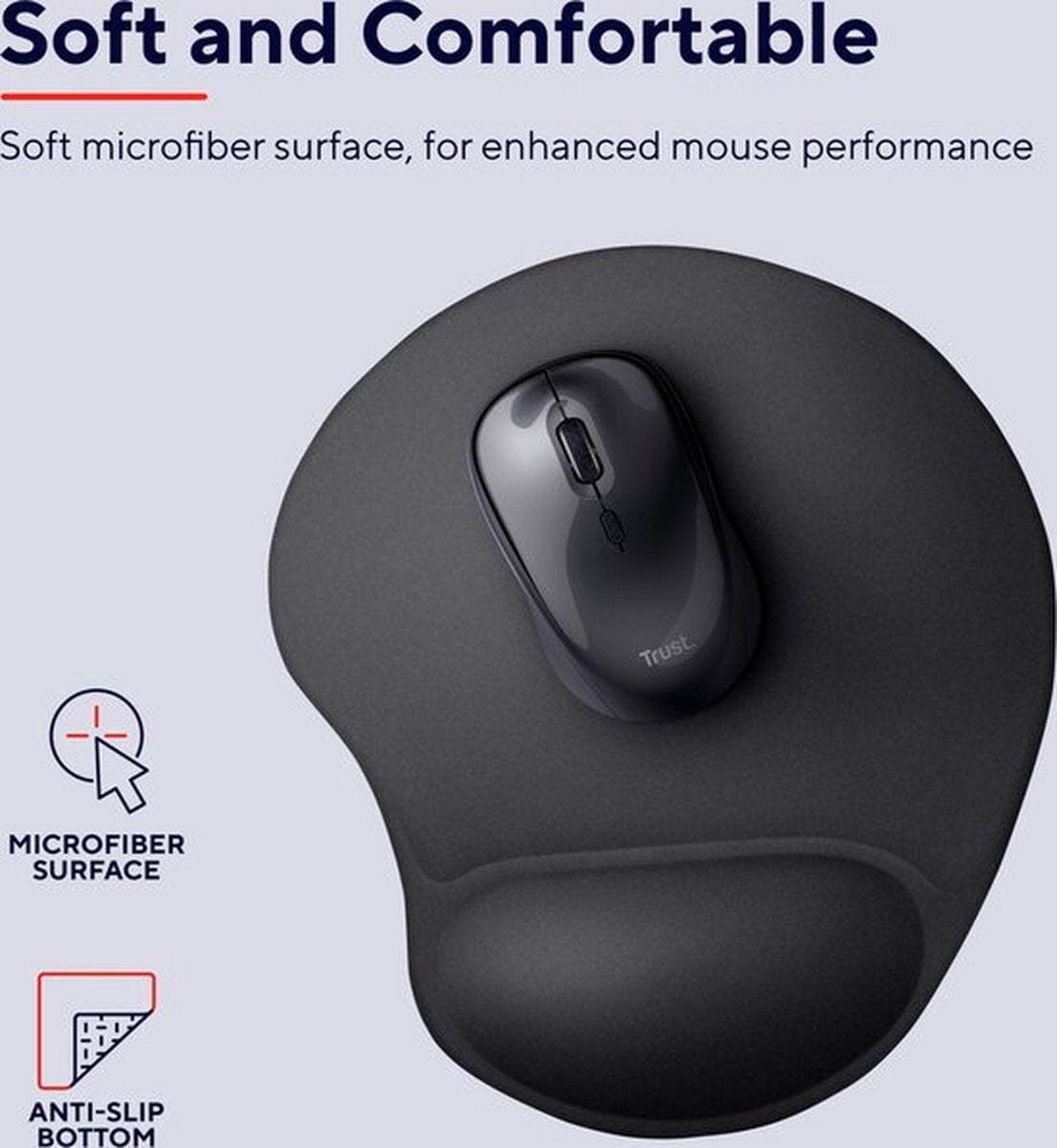 Trust Trust Bigfoot Gel Mouse Pad zwart