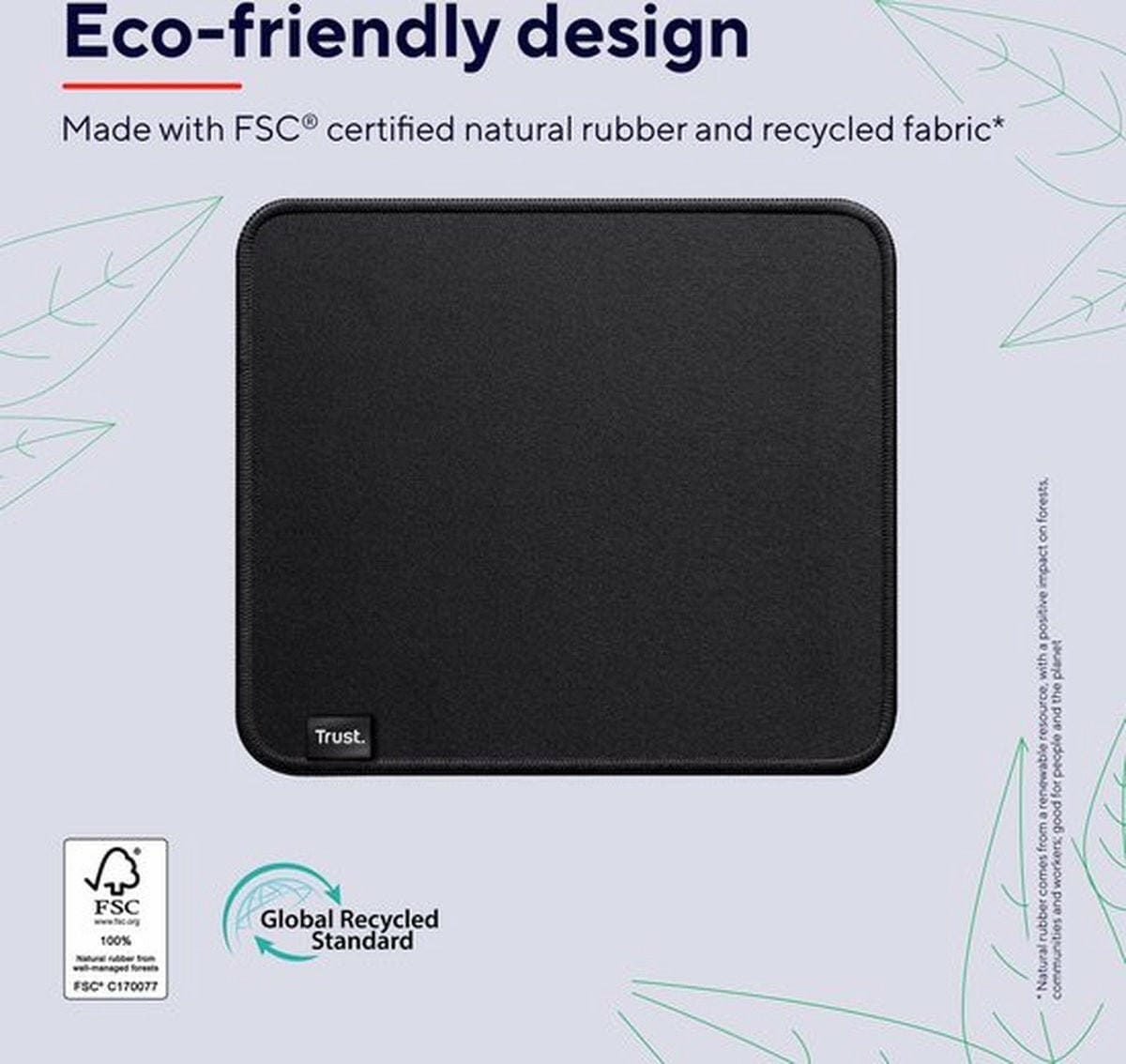 Trust Trust Boye Mouse Pad Eco Black