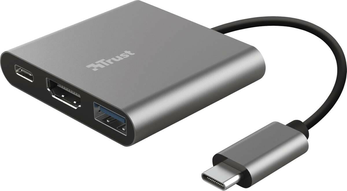 Trust Trust Dalyx 3-in-1 USB-C Multi-Port Adapter