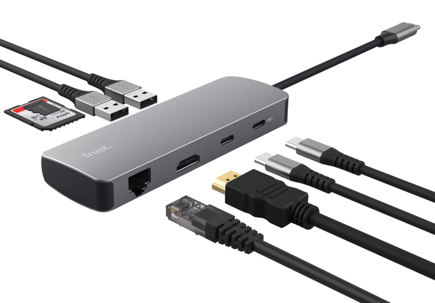 Trust Trust Dalyx 8-in-1 Multiport Adapter